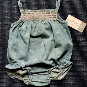 Carter's Chambray Summer Bubble Romper